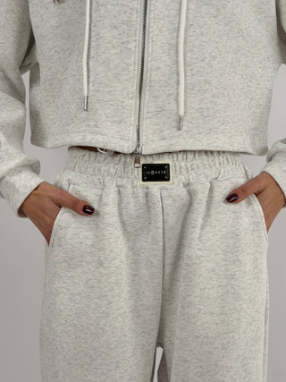 Tuta Numbers Felpa e Pantalone Grigia