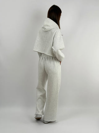 Tuta Numbers Felpa e Pantalone Grigia