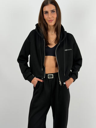 Tuta Numbers Felpa e Pantalone Nera