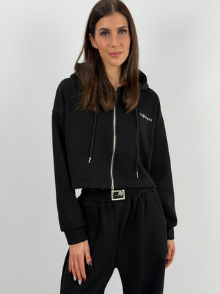 Tuta Numbers Felpa e Pantalone Nera