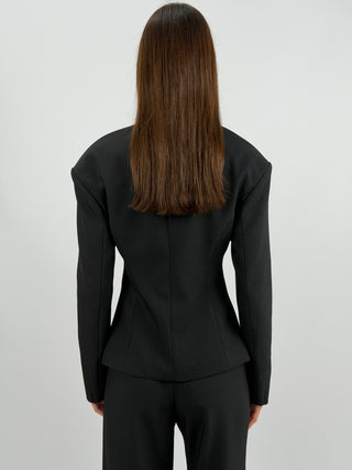 Completo Blazer Sfiancato e Pantalone Nero