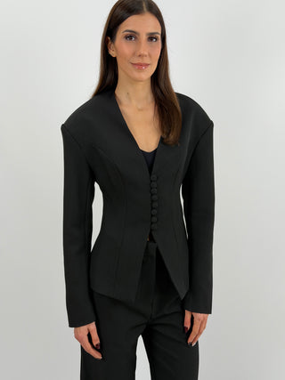 Completo Blazer Sfiancato e Pantalone Nero