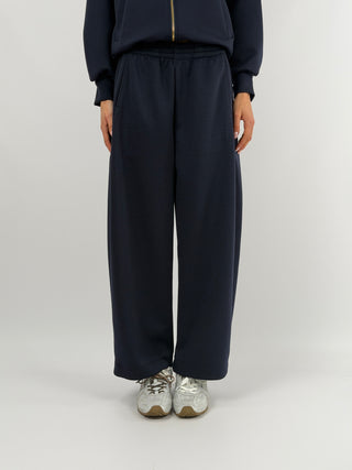 Set Coordinato Felpa con Zip e Pantalone Blu