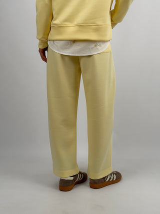 Set Coordinato Felpa e Pantalone Giallo