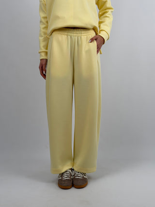 Set Coordinato Felpa e Pantalone Giallo