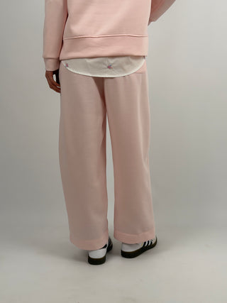 Set Coordinato Felpa e Pantalone Rosa