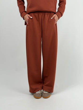 Set Coordinato Felpa e Pantalone Ruggine