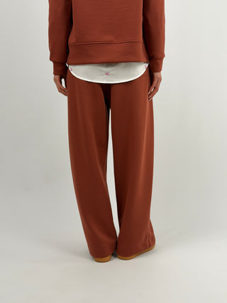 Set Coordinato Felpa e Pantalone Ruggine