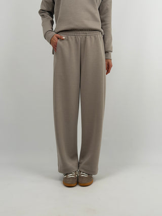 Set Coordinato Felpa e Pantalone Tortora