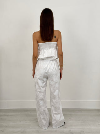 Set Coordinato Top e Pantalone Skiathos Bianco