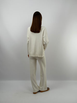 Ensemble Comfy en Maille Crème