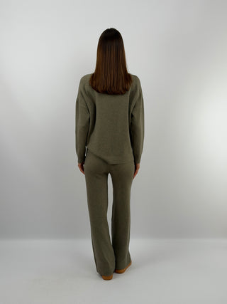 Ensemble Comfy en Maille Vert