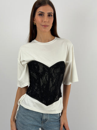 Corsetto in Pizzo Nero