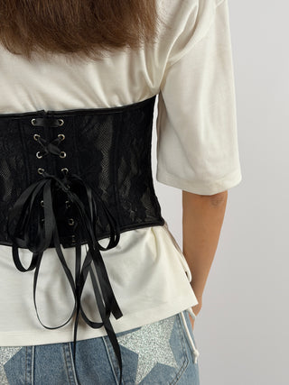 Corsetto in Pizzo Nero
