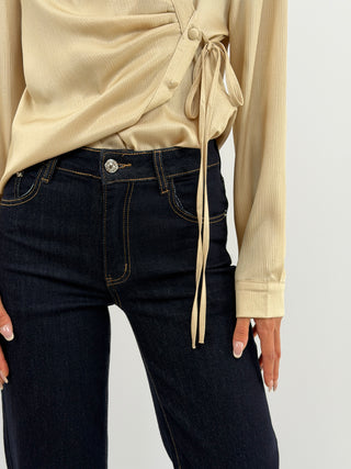 Jeans Straight Leg Lavaggio Zero