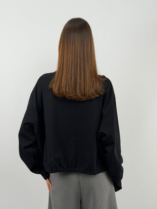 Black Collared Sweater