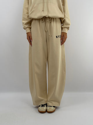 Set Felpa e Pantalone Crema - Lumina