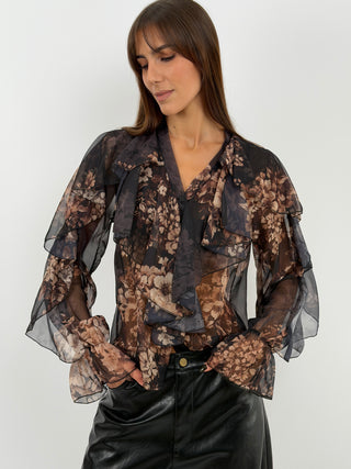 Floral Print Blouse