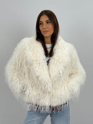 Pelliccia Courmayeur Bianca