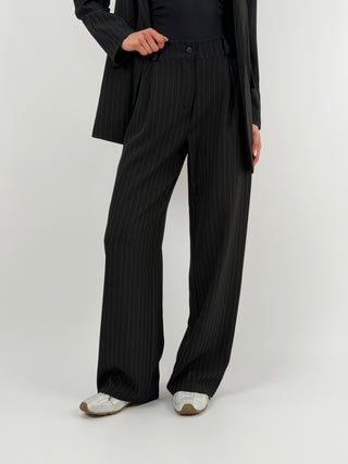 Completo Giacca e Pantalone Gessato Light Nero