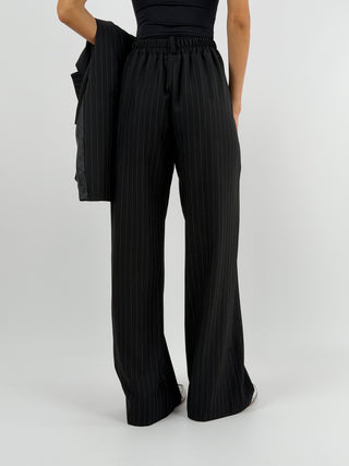 Completo Giacca e Pantalone Gessato Light Nero