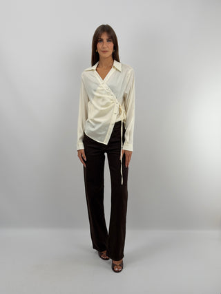 Jeans Straight Leg Marroni
