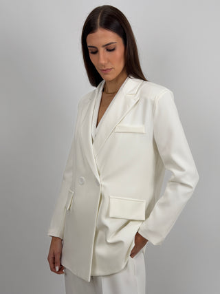 Blazer Doppiopetto Bianco