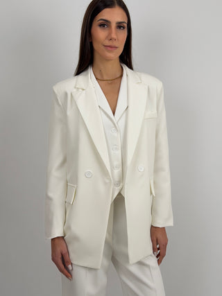 Blazer Doppiopetto Bianco