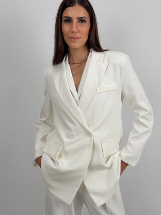 Blazer Doppiopetto Bianco