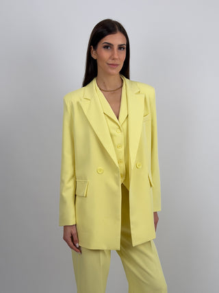Blazer Doppiopetto Giallo