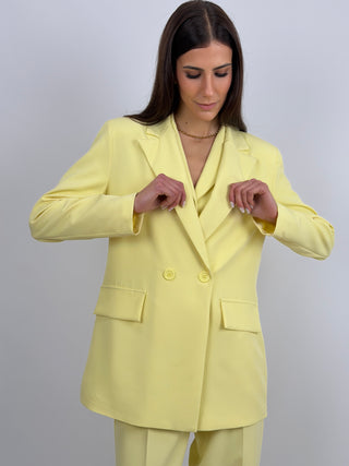Blazer Doppiopetto Giallo