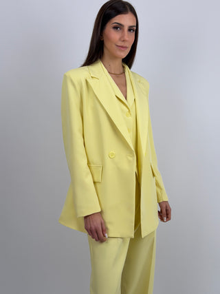 Blazer Doppiopetto Giallo