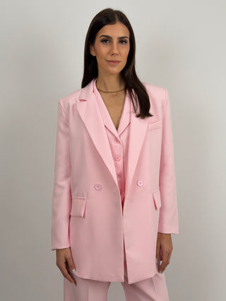 Blazer Doppiopetto Rosa