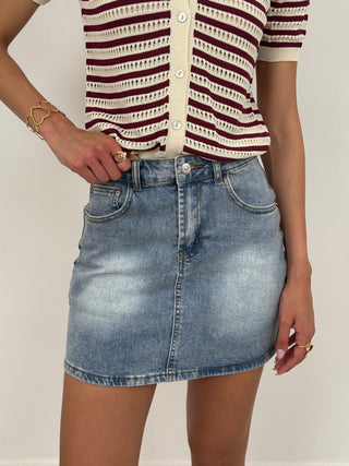 Gonna Mini in Denim