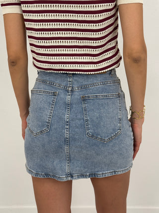 Gonna Mini in Denim