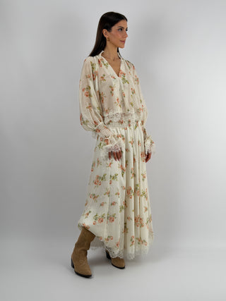 Blusa Lumina in Fantasia Floreale