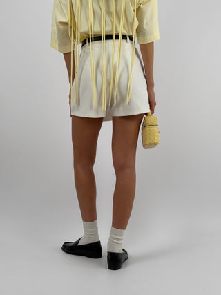 Gonna Pantalone Asimmetrica Bianca