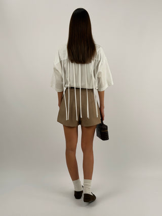 Gonna Pantalone Asimmetrica Taupe