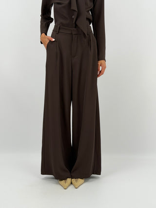 Pantalone Palazzo Marrone Lumina