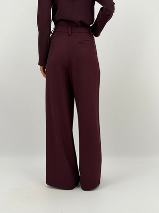 Pantalone Palazzo Bordeaux Lumina
