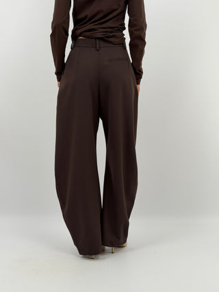 Pantalone Baggy Marrone Lumina