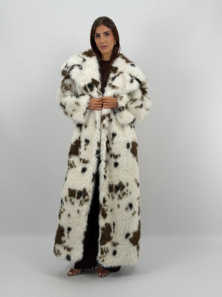 Pelliccia Lunga Animalier Lumina