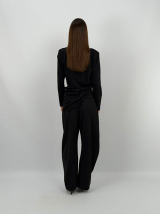 Pantalone Baggy Nero Lumina