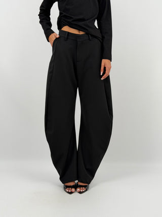 Pantalone Baggy Nero Lumina