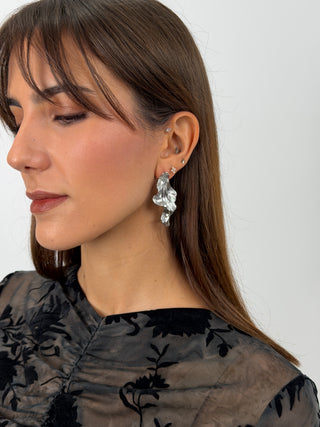 Domed Hoop Earrings