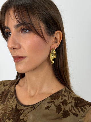 Domed Hoop Earrings