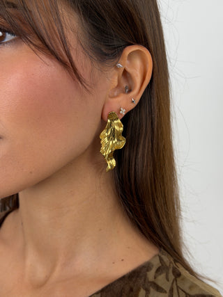 Domed Hoop Earrings