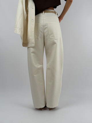 Jeans Barrel Lumina Panna