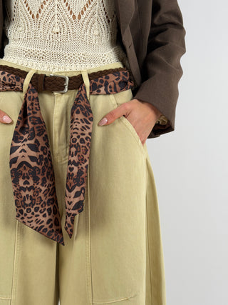 Jeans Balloon con Doppia Cintura