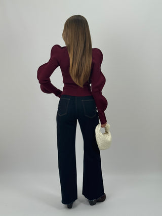 Jeans Wide Leg Eclipse Blu Scuro